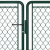 Steel Garden Gate 400 X 100 Cm Green