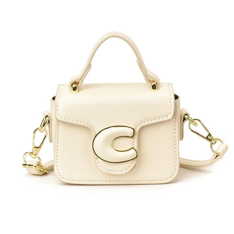 Minimalist Small Handheld Bag Pu Material With Card Pocket For Street Style