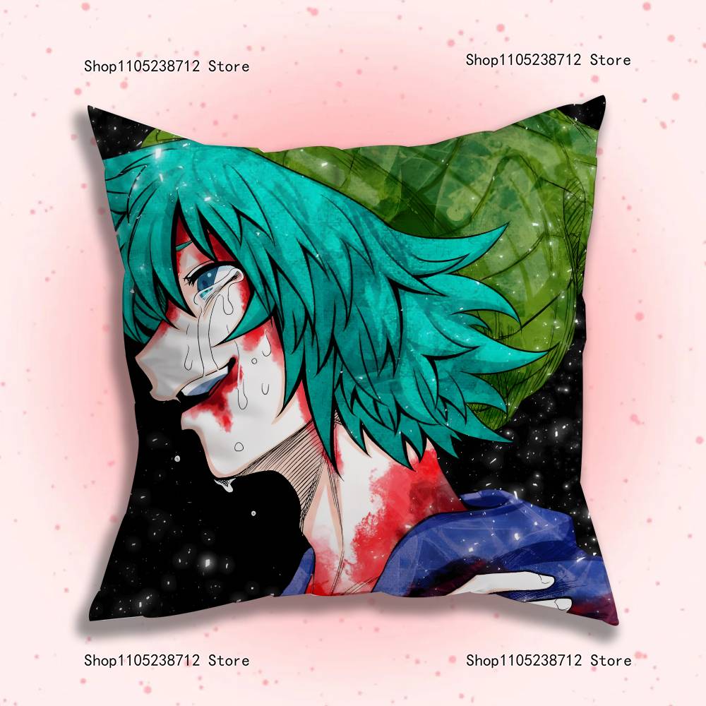 Game Y-Your T-Turn to D-Die Pillow Covers Cartoon Sofa Decorative Home Double-sided Printing Short Plush Cute Cushion Cover