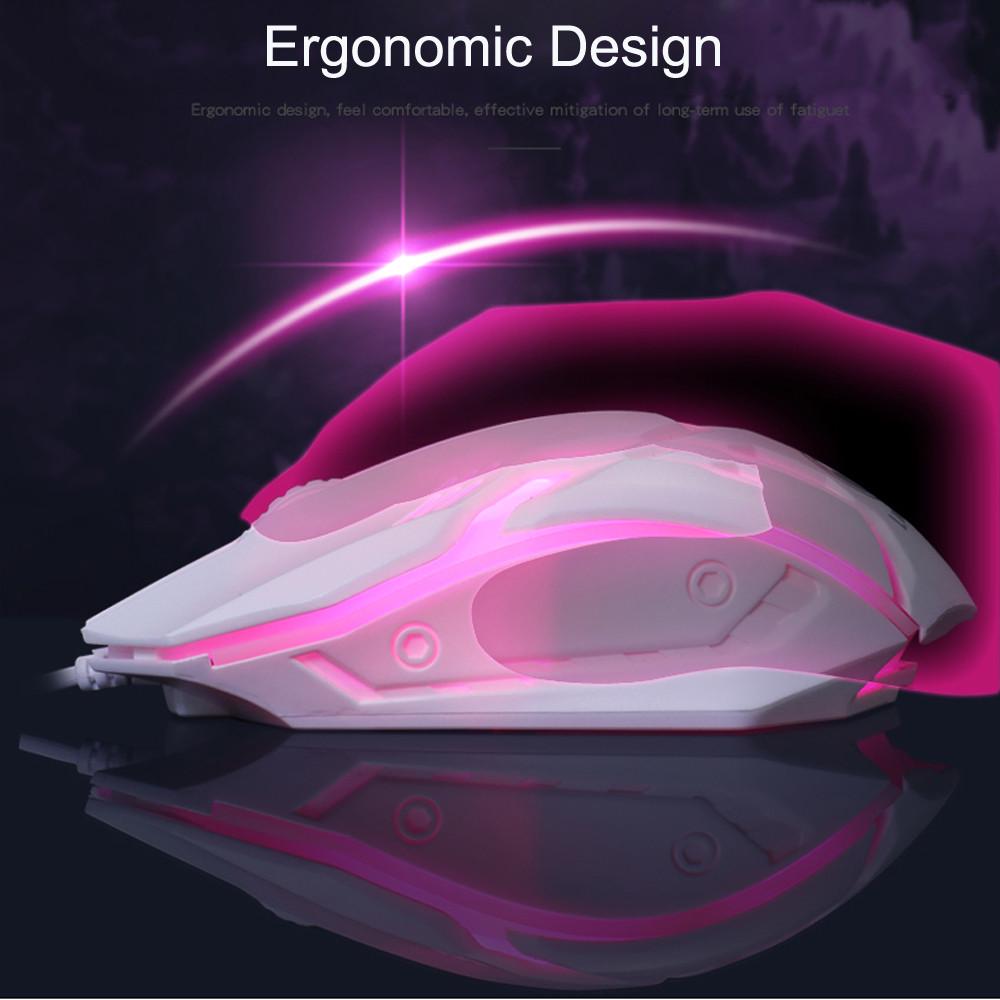 Buy Colorful LED Illuminated Backlit USB Wired PC Rainbow Gaming ...