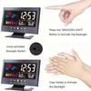 2026 Hot Weather Forecast LED Color Screen Desk Clock Voice Control Digital Thermometer Calendar Desk Alarm Clock