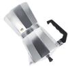 Cafetieră espresso din aluminiu tip italian tip moka aragaz pentru birou acasă