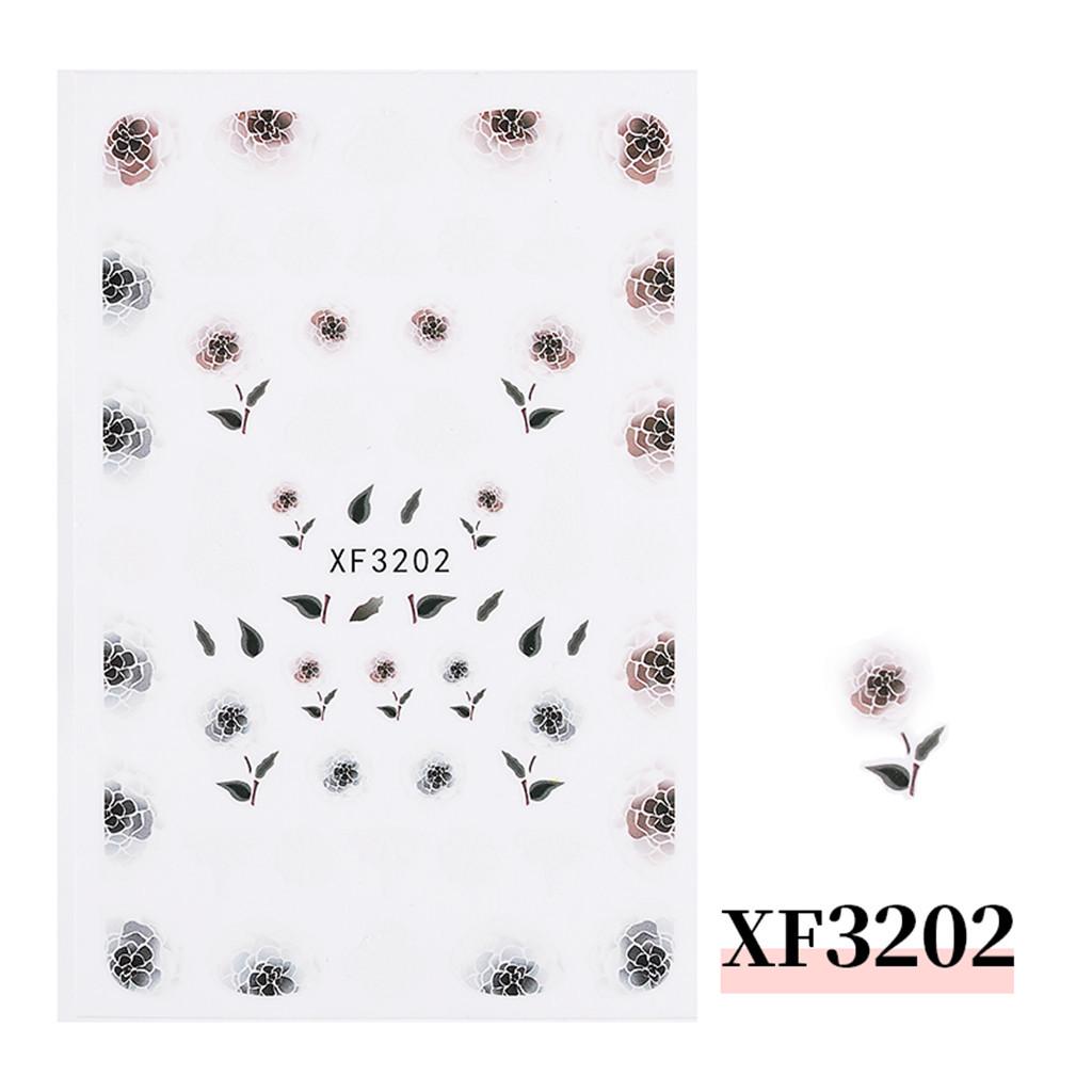 New Nail Applique 3D Waterproof Retro Wind Nail Sticker Nail Jewelry Nail Patch
