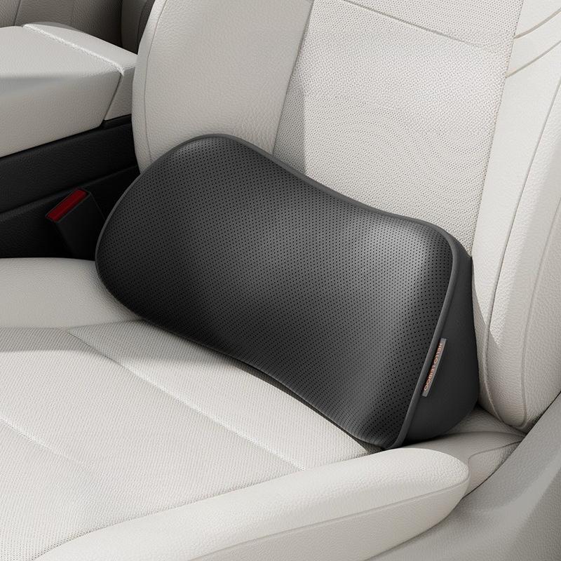 Car Seat Pillow Memory Foam Lumbar Support Breathable Back Protector Suitable for Office Chairs and Car Interior Accessories