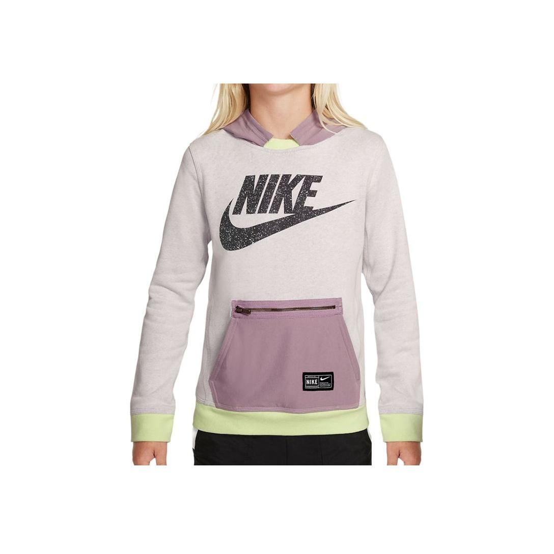 Nike Худи пуловер с длинным рукавом детские топы фиолетовый DD7236-901 XL