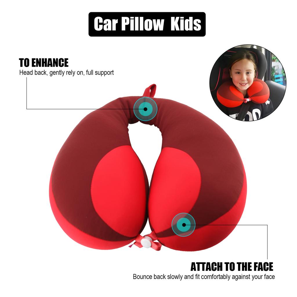 Poduszka dla dziecka do fotelika samochodowego Poduszka podróżna dla dzieci na szyję Ochrona w kształcie litery U Zagłówek Poduszka powietrzna Zagłówek fotelika samochodowego dla dziecka