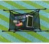 Portable Aluminum Folding Camping Table with Mesh Storage and Canvas