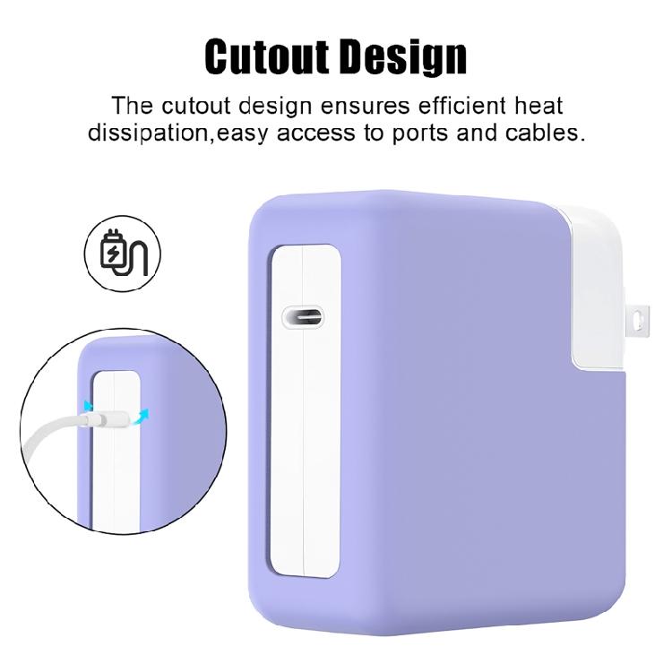 Silicone Charger Cover Protectors Dustproof Charger Sleeve for Case Anti-fall