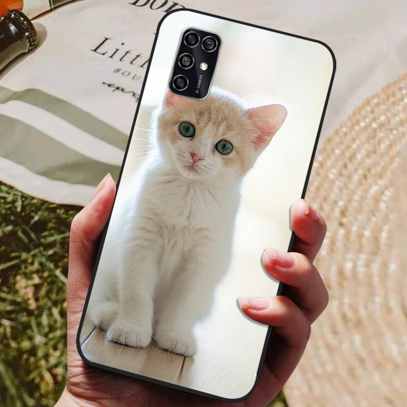 Pro ZTE Blade V2020 Chytré pouzdro Černý nárazník Silikonové TPU Měkký kryt telefonu Pro ZTE Blade V2020 Smart 8010 Pouzdro Roztomilé Mramorové Funda