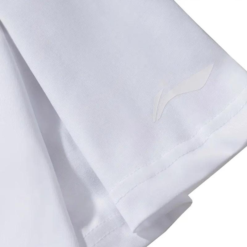 Li-Ning Printed Loose Short Sleeve T-Shirt Comfortable Versatile Skin-Friendly Shorts Casual Sports Set Unisex Sets AHSUA27-1+YKSV129-1