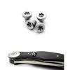 4PCS DIY Knife Handle Screw Folding Knife Shank T8 Plum Screw Oppose Lock Rivet Tools Knife Fastening Screws
