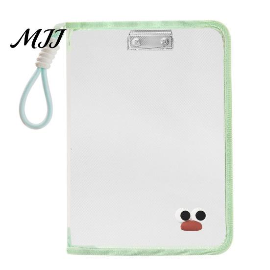 Dustproof File Protection Sleeve Clear Expanding Folder, with Hand Strap, Macaron Color Lightweight Student Test Paper Holder Waterproof Plastic