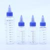 1Pc 30-500Ml Clear Pet Graduated Bottles Twist Cap Refillable Liquid Sample Container Inks Oils Arts Hair Dye Water Bottle