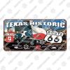 Retro Route 66 License Metal Tin Signs Vintage Road Trip Car Metal Plate Garage Club Gas Station Car Wall Decor