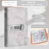 Marble A6 Savings Binder with Password Lock Cash Saving Book New Budget Planner  Budget Planning