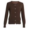 Ta Tu Women's Split Hem Round Neck Knit Cardigan
