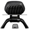 Enlarged Aluminum Backrest with Thick Cushion for Jike Core AE4/AE5I Electric Motorcycle - Easy, No-Damage Installation.