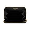 SAINT LAURENT YSL Full-Zip Lambskin Wallet for Women in Black