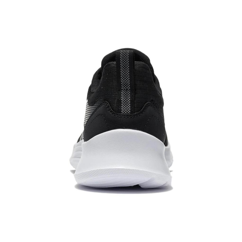 Li Ning Slip Resistant Abrasion Resistant Support Low top Casual Running Shoes Men's Black White ARST089-1