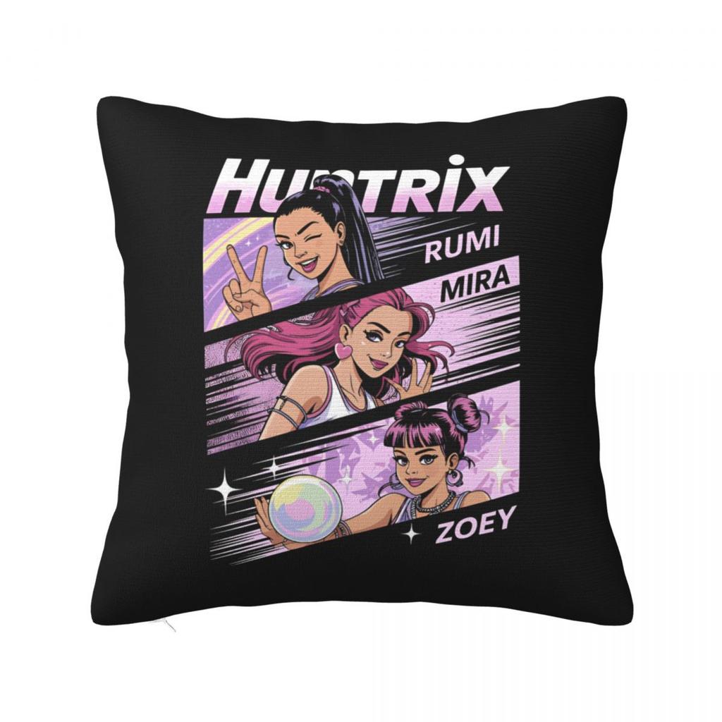 Jinu Kpop Dämonenjäger Vintage 90er Jahre Stil Wurfkissenbezug Polyester Wurfkissen Neuartiger Kissenbezug