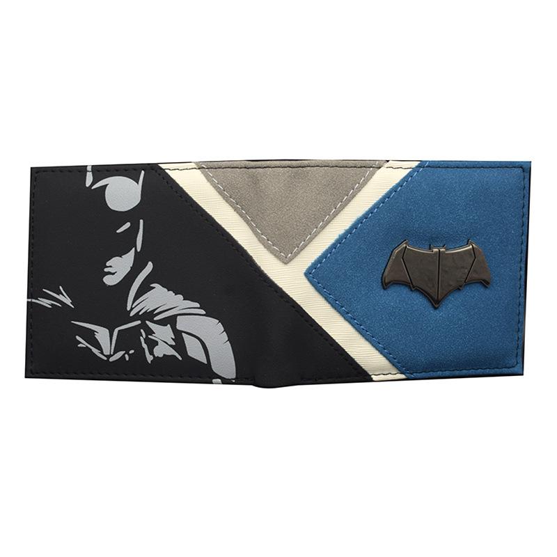 Spiderman peripherals movie Batman wallet superhero men cartoon anime coin card holder wallet men pu present to friends