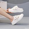 Fashion Casual half slipper women's shoes for summer wear one foot lazy shoes new versatile comfortable mesh sandals