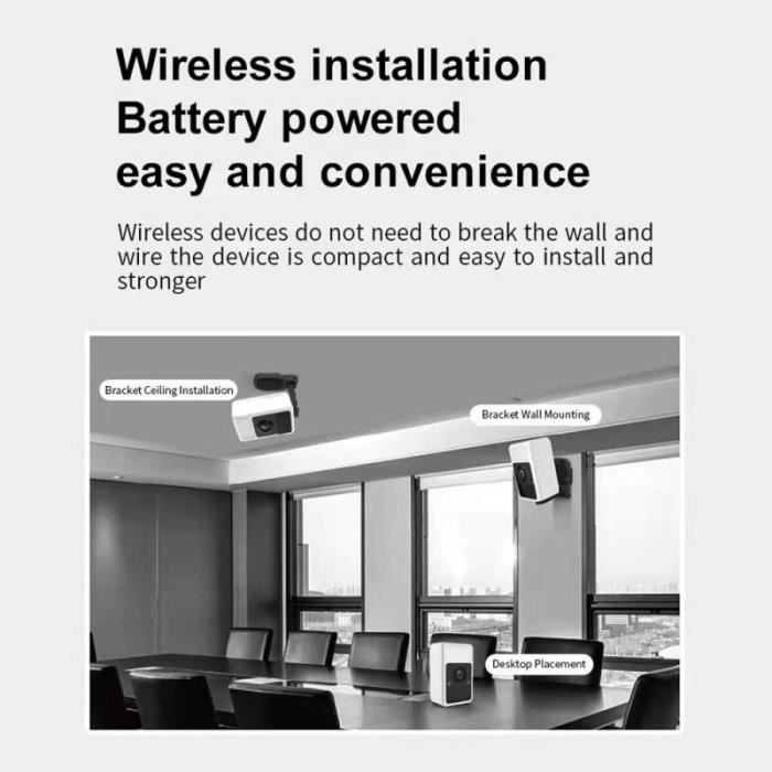 Caméra - SJCam - S1 - 2K - Vision nocturne améliorée - Étanchéité IP65