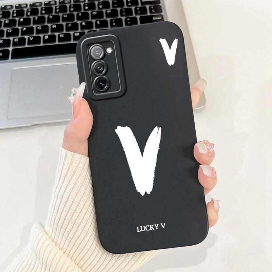New Fashion Letter Phone Case For Samsung Galaxy S20 FE S20+ Soft Silicone Shockproof Cover For Samsung S20 Plus S20FE 5G Bumper
