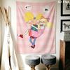 Hey Arnold Wall Tapestry Aesthetic Wall Hanging Printed Fabric Blanket Decorative Tapestries for Bedroom Living Room Home Decor