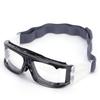 Sports Goggles UltravioletProof Impact Resistance Scratchproof Football Protective Glasses(Black )