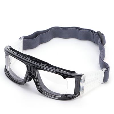Lunettes de Sport Anti-UV Résistance aux Chocs Anti-Rayures Lunettes de Protection pour Football(Noir )