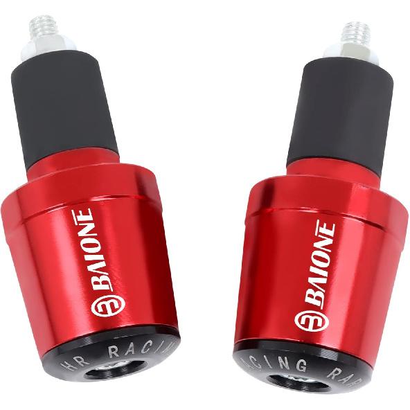

Motorcycle 7/8 22mm Handle Bar Ends Grips Plug CNC Bar ends Handlebar Grip End Caps Replacement for Honda CBR1000RR CBR600RR CB650F CBR250R CBR 300R красный