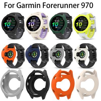 Silicone Protective Case Cover Shell For Garmin Forerunner 570 47mm 42mm Forerunner 970 Case Screen Protective Sport Accessories