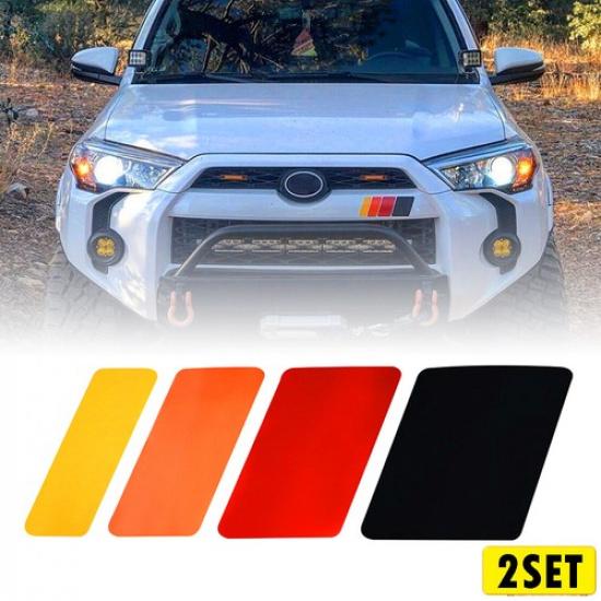 

2Set Neo Retro Stripe Four-Wave Style Decal Sticker For Toyota Tacoma/Lexus GX L