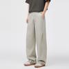 American Tencel Deconstruction Pleated Tooling Casual Pants Men's Spring New High-end Trendy Brand Wide-leg Scimitar Pants