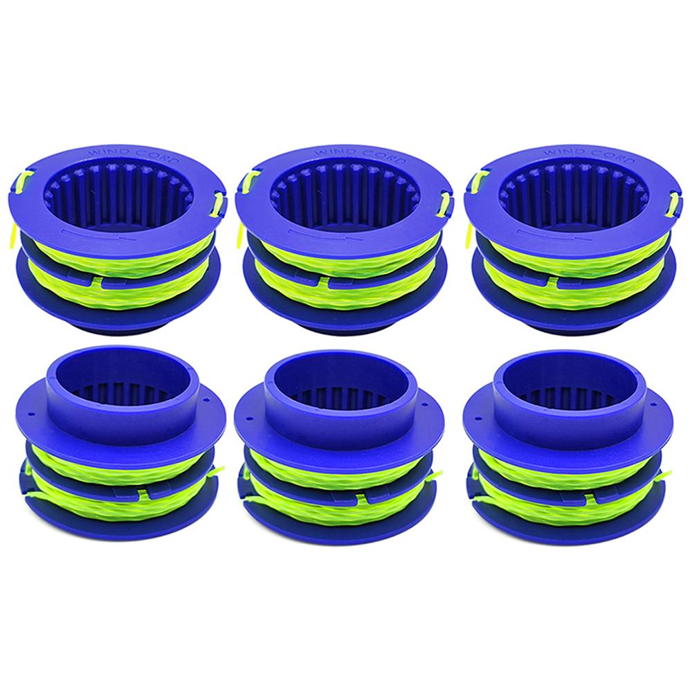 

6PCS TLEG-01 ABS Spools for Kobalt KST 1124B-03/KLS 124-03 24V Lawn Trimmer Nylon Wire Trimming Head A