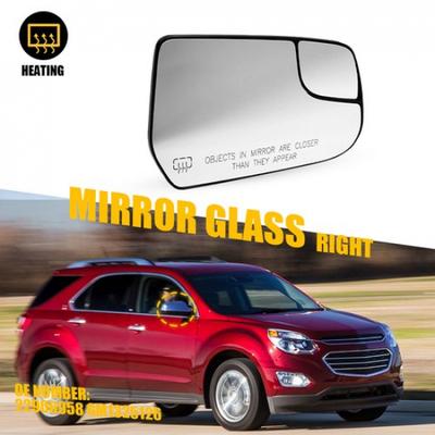 Přední pravá sada vyhřívaných skel zrcátek pro Chevy 2010-2017 Equinox GMC Terrain D