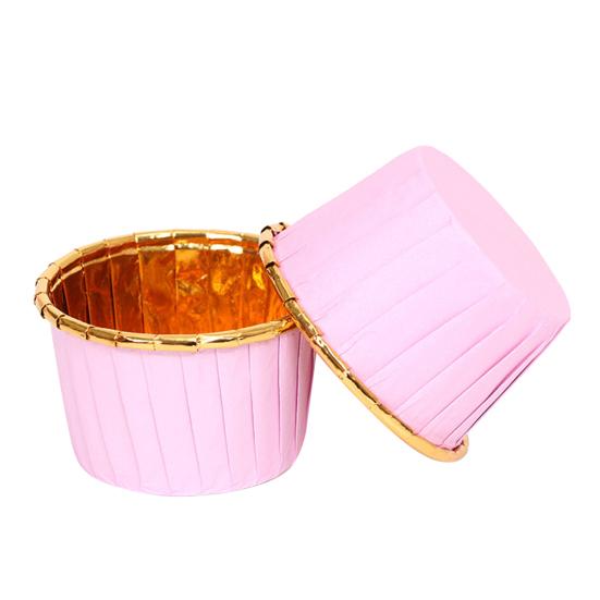 50 ks jednorázových pečících dortových fólií na muffiny, držáků na dezerty a košíčky