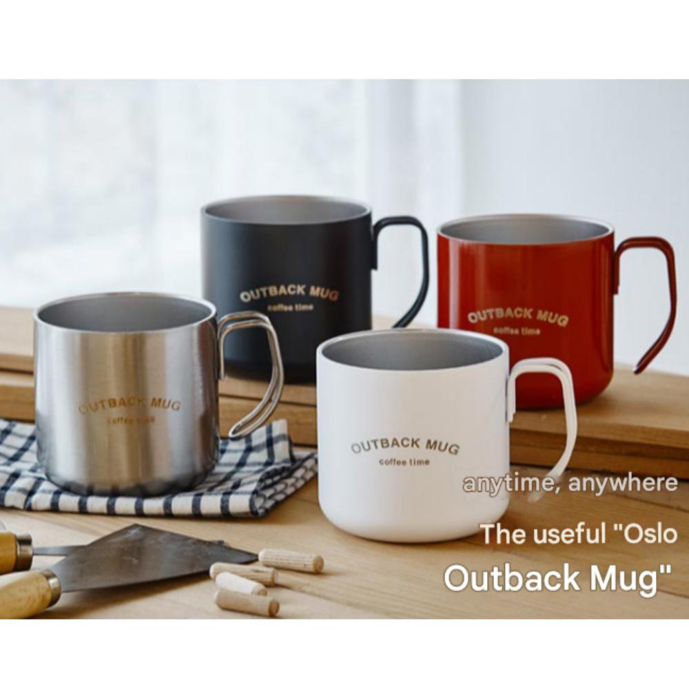 Oslo Outback Double Vacuum Stainless Mug Cup 340ml