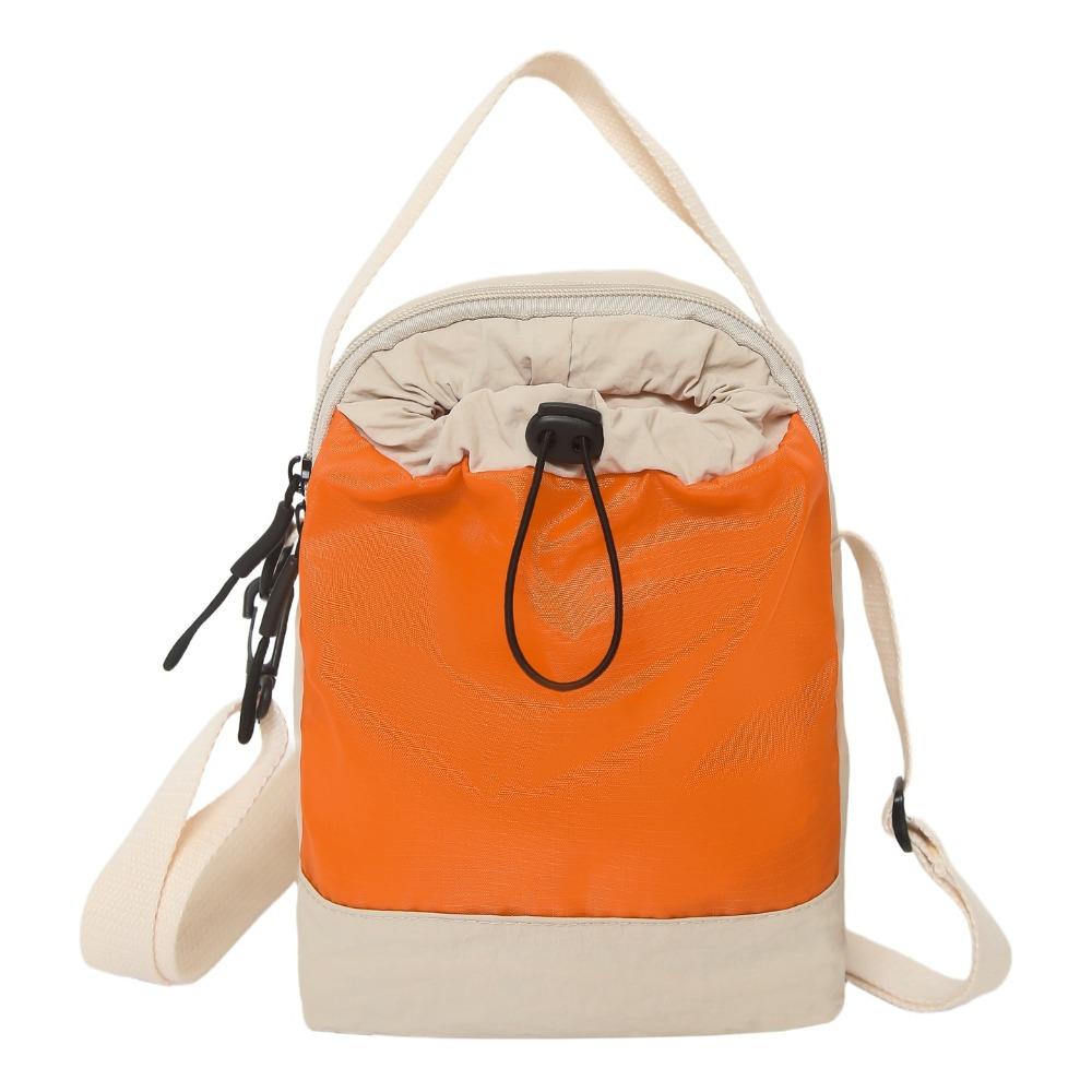 Drawstring Crossbody Water Bottle Bag Nylon Water Bottle Protective Cover Outdoor бежевый