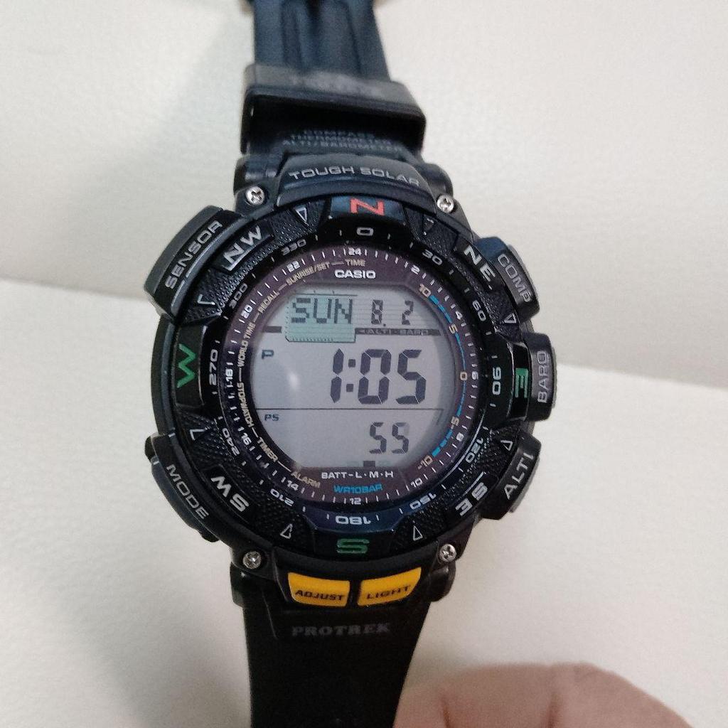 Used CASIO PROTREK 3246JA watch
