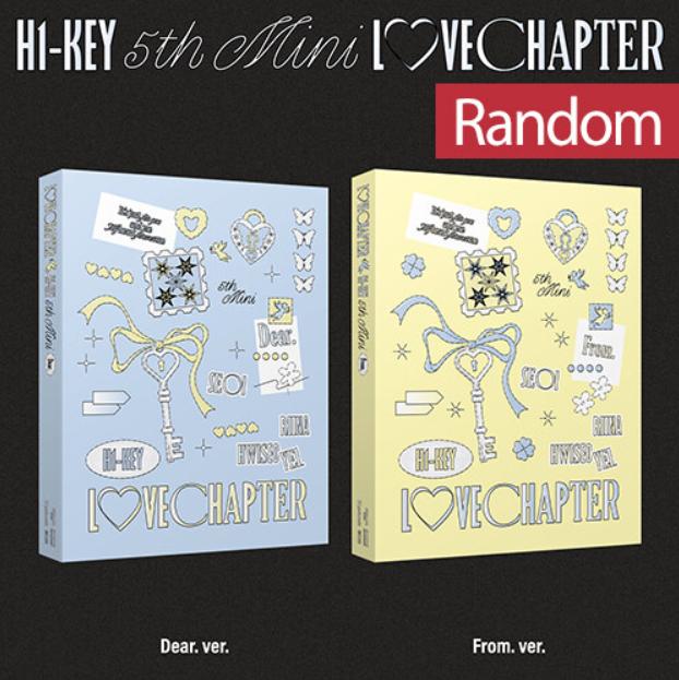 H1-KEY 5th Mini Album LOVECHAPTER [2 Ver. Set / Random 1 out of 2]