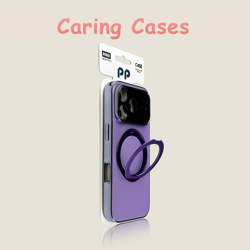 For iPhone 17 Pro Max Case Rotating Stand Electroplated with Lens Protector Film Anti-Drop Premium Case with iPhone 16 15 14 13