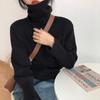 Retro Koreanischer Stil Strickpullover mit hoher Taille für Herbst & Winter