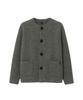 Azender Melange Pocket Cardigan Gray