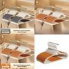 Plastic Dualposition Clothes Hangers With Nonslip Design For Wet And Dry Garments