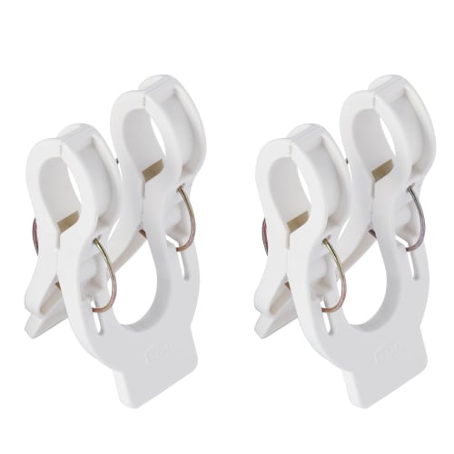 Sekisui Jushi Shoji Sekisui Rod Holder, White, Pack of 2