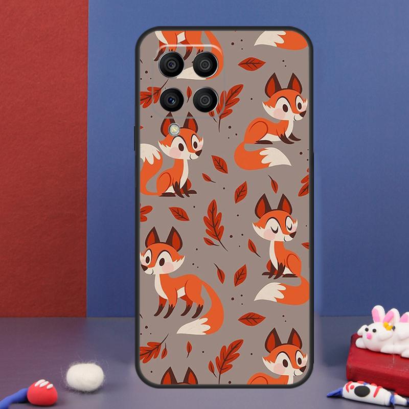 Cartoon Foxes Animal Case For Samsung Galaxy M16 M06 M36 M56 M15 M11 M31 M21 M53 M13 M32 M52 M35 M55 M14 M34 M54