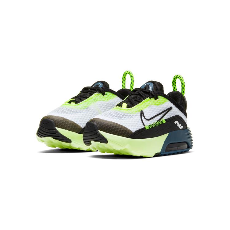 Nike Scarpe da Corsa Basse Resistenti all'Abrasione Air Max 2090 Giallo Blu per Neonati e Bambini CU2092-101