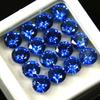 16 PCS Natural Sapphire Gemstone CERTIFIED 5 MM Ceylon Blue Round Cut Lot new23 008 003 002